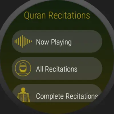 Quranic Recitations Collection android App screenshot 5